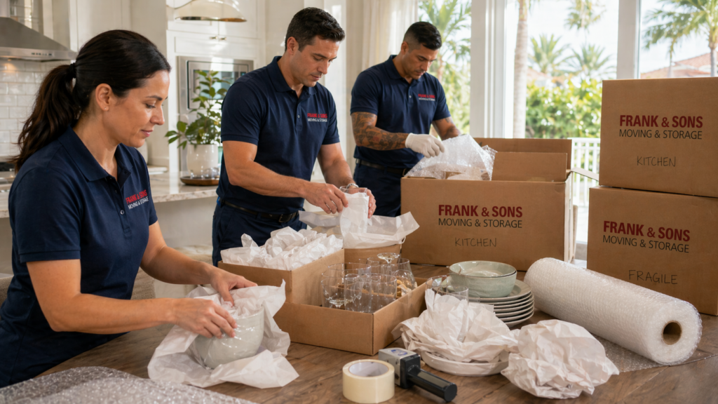 Full Service Packing Full Service Packing in Southwest Florida | Frank & Sons Movers