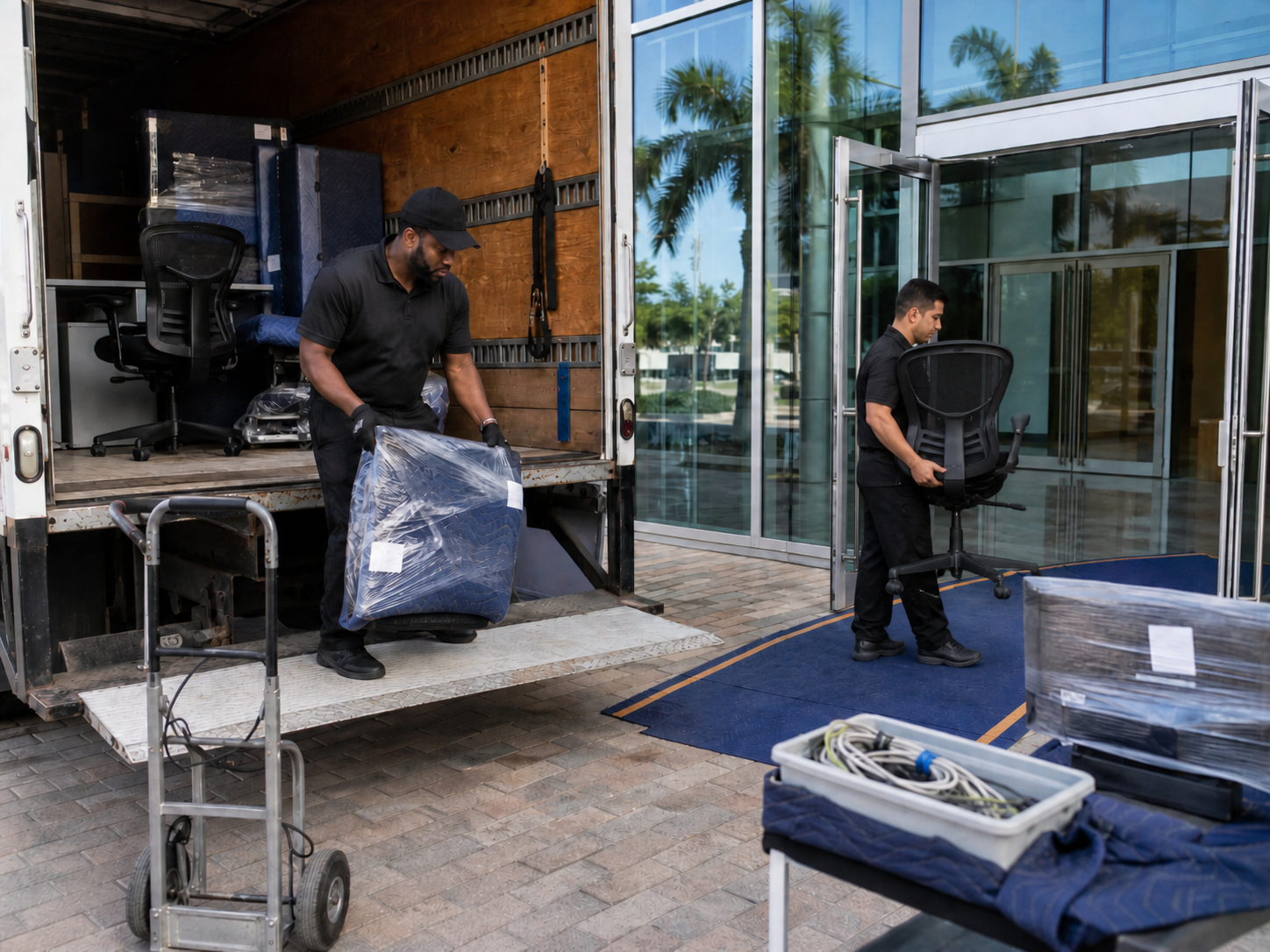Professional office moving services