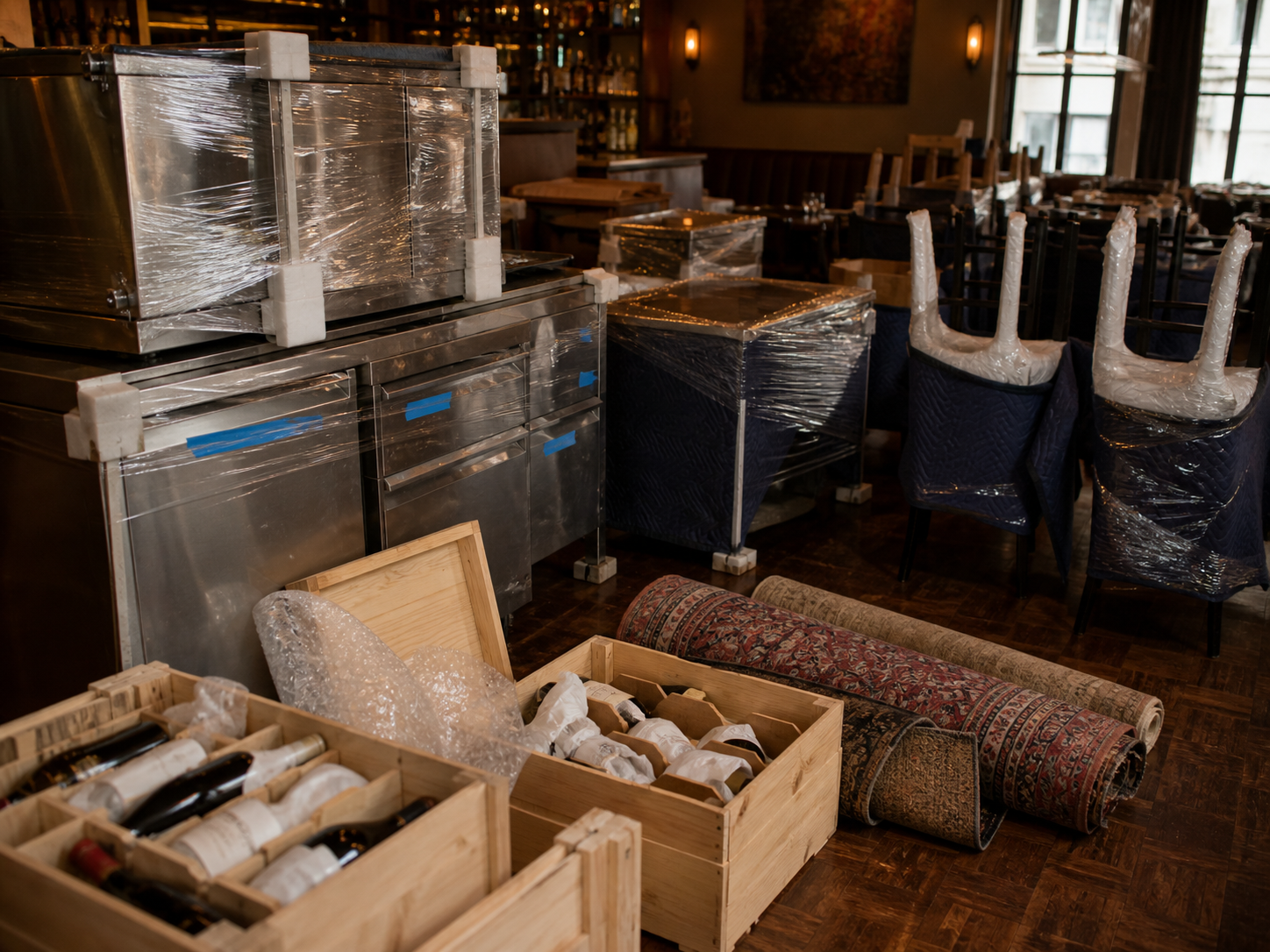 Restaurant and hospitality moving
