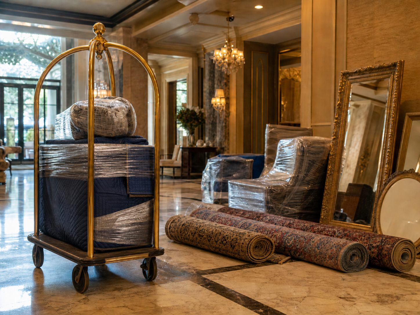 Hotel resort and motel moving services