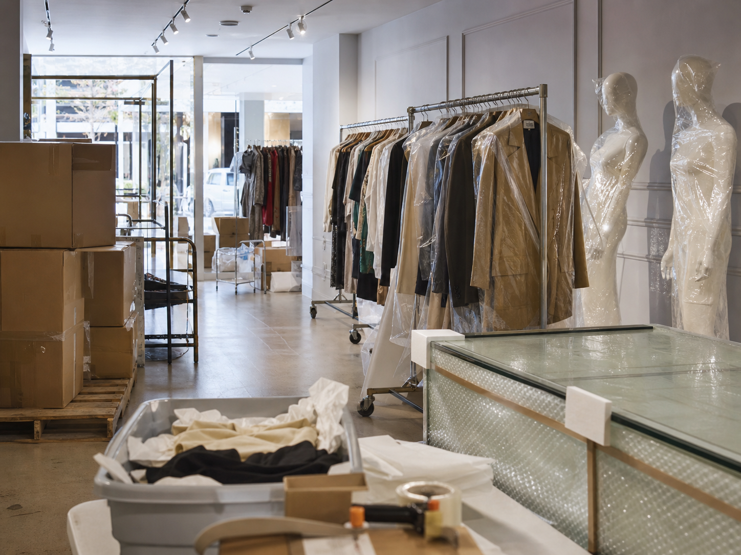 Retail store moving and relocation